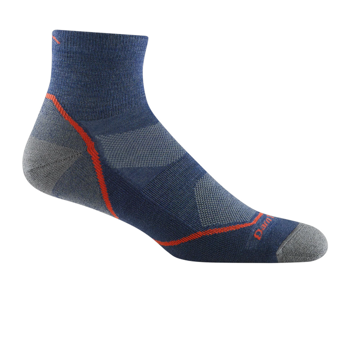 Darn Tough Light Hiker Lightweight Quarter Sock with Cushion (Men) Accessories - Socks - Performance - The Heel Shoe Fitters