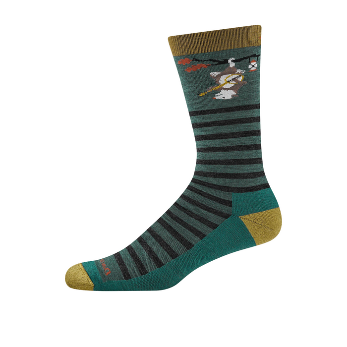 Darn Tough Wild Life Lightweight Crew (Men) - Fox Teal Accessories - Socks - Lifestyle - The Heel Shoe Fitters