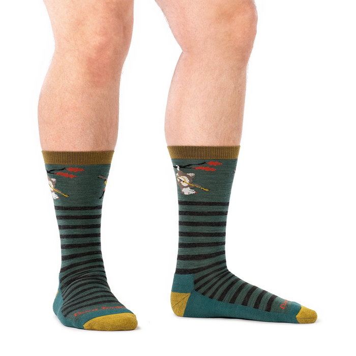 Darn Tough Wild Life Lightweight Crew (Men) - Fox Teal Accessories - Socks - Lifestyle - The Heel Shoe Fitters