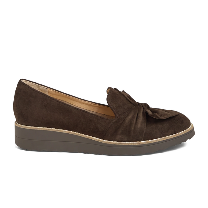 Django & Juliette Oclem Loafer (Women) - Chocolate/Chocolate Sole Dress-Casual - Loafer - The Heel Shoe Fitters