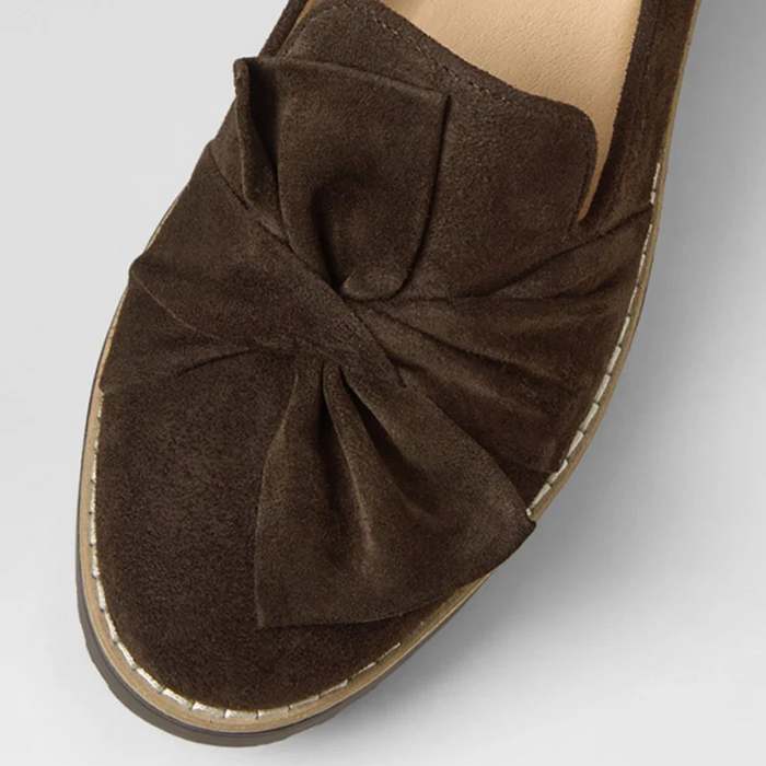 Django & Juliette Oclem Loafer (Women) - Chocolate/Chocolate Sole Dress-Casual - Loafer - The Heel Shoe Fitters