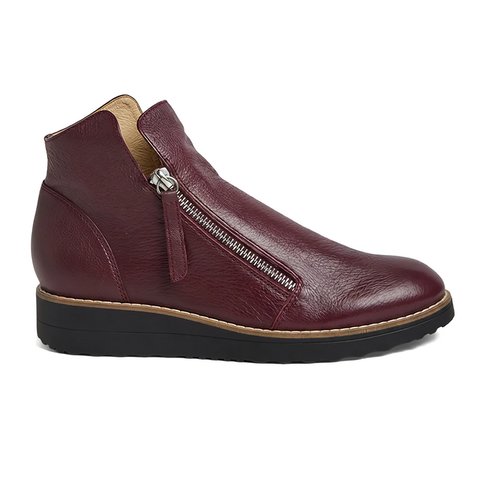 Django & Juliette Ohmy Mid Sneaker (Women) - Burgundy/Black Sole Athletic - Casual - Slip On - The Heel Shoe Fitters