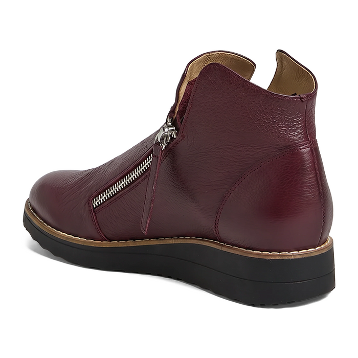 Django & Juliette Ohmy Mid Sneaker (Women) - Burgundy/Black Sole Athletic - Casual - Slip On - The Heel Shoe Fitters