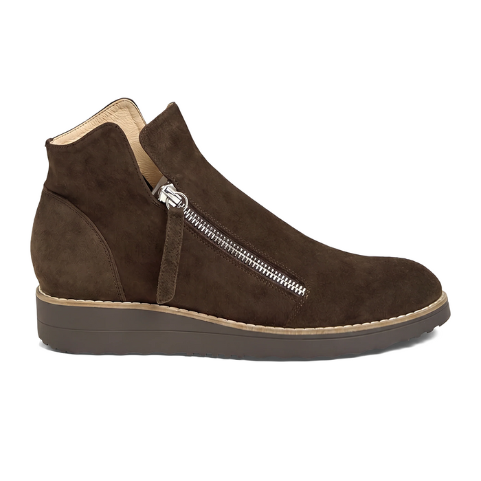 Django & Juliette Ohmy Mid Sneaker (Women) - Chocolate/Chocolate Sole Athletic - Casual - Slip On - The Heel Shoe Fitters