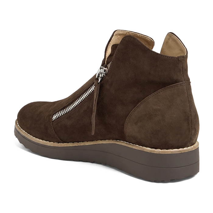 Django & Juliette Ohmy Mid Sneaker (Women) - Chocolate/Chocolate Sole Athletic - Casual - Slip On - The Heel Shoe Fitters