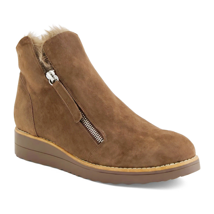 Django & Juliette Opal Mid Sneaker (Women) - Light Chocolate/Donkey Sole Athletic - Casual - Slip On - The Heel Shoe Fitters