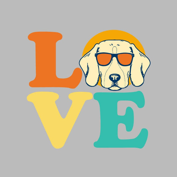 Dog Love (Hound) - Ladies T-Shirt V-Neck