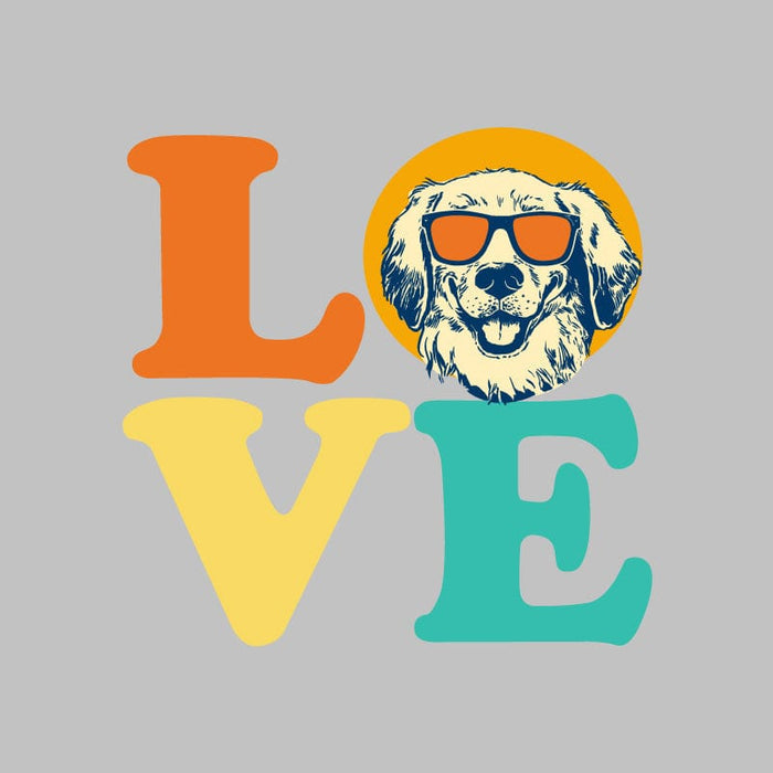 Dog Love (Retriever) - Ladies T-Shirt V-Neck