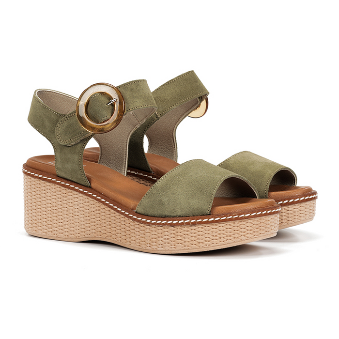 Dorking Nido D9450 Wedge Sandal (Women) Sandal - Heel/Wedge - The Heel Shoe Fitters