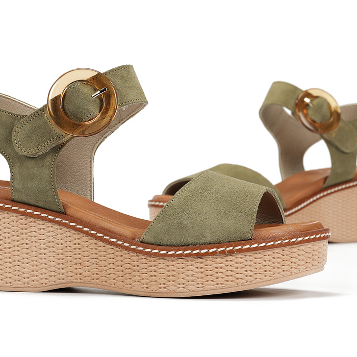 Dorking Nido D9450 Wedge Sandal (Women) Sandal - Heel/Wedge - The Heel Shoe Fitters