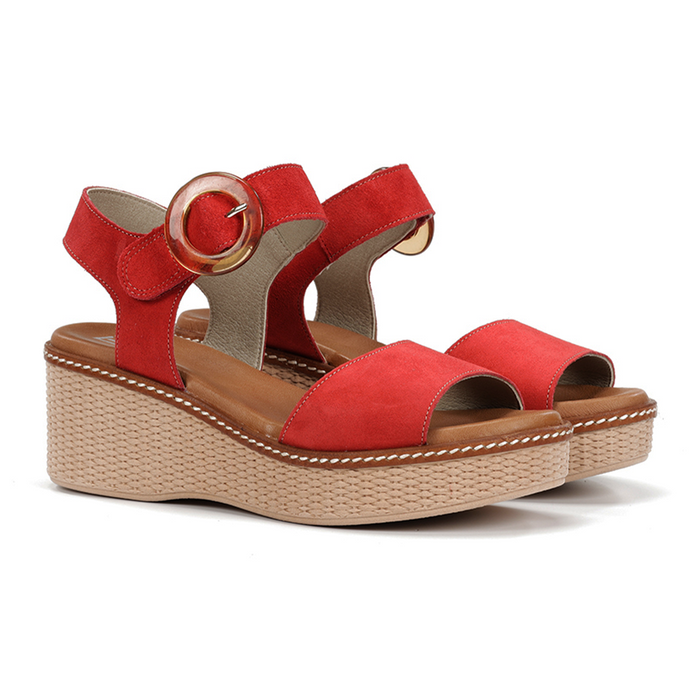 Dorking Nido D9450 Wedge Sandal (Women) Sandal - Heel/Wedge - The Heel Shoe Fitters