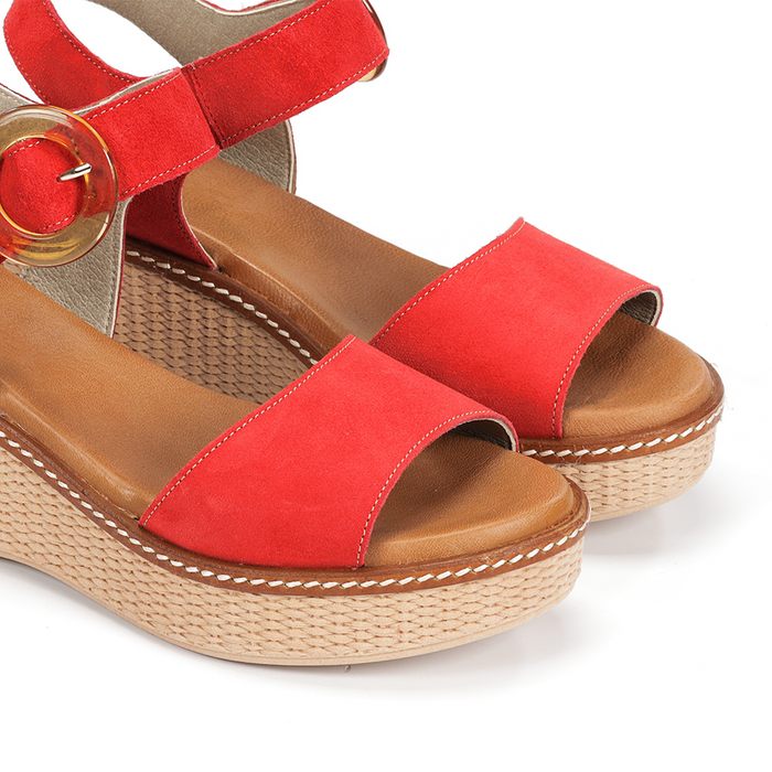 Dorking Nido D9450 Wedge Sandal (Women) Sandal - Heel/Wedge - The Heel Shoe Fitters