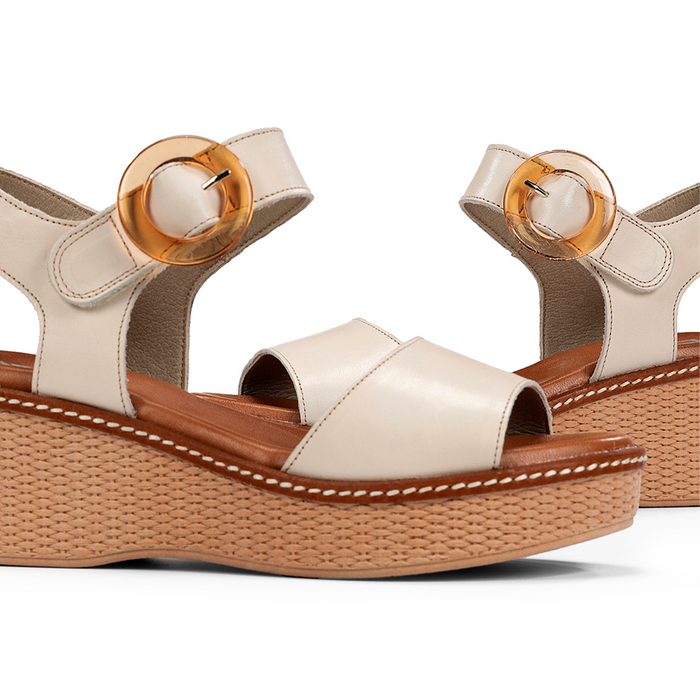 Dorking Nido D9450 Wedge Sandal (Women) Sandal - Heel/Wedge - The Heel Shoe Fitters