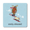 Easily Amoosed - Stone Coaster