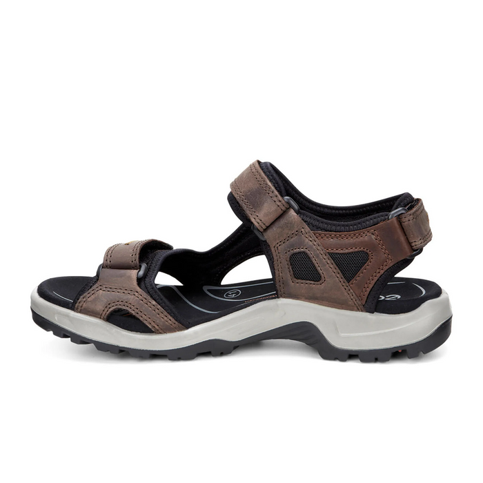 ECCO Yucatan Active Sandal (Men) - Espresso/Cocoa Brown/Black Sandal - Active - The Heel Shoe Fitters