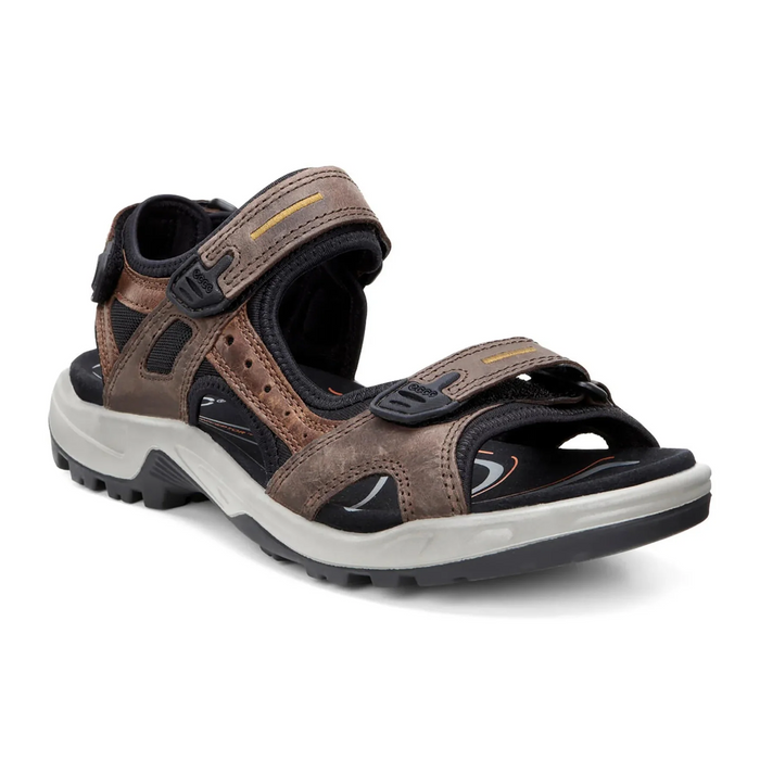 ECCO Yucatan Active Sandal (Men) - Espresso/Cocoa Brown/Black Sandal - Active - The Heel Shoe Fitters