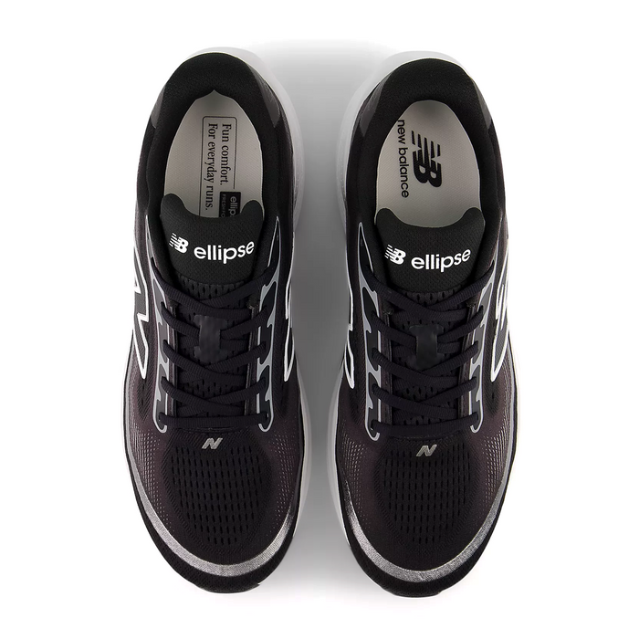 New Balance Ellipse v1 (Men) - Faded Black/MB 103 White/Black Athletic - Running - Cushion - The Heel Shoe Fitters