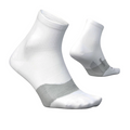 Feetures Elite Ultra Light Cushion Quarter Sock (Unisex) - White Accessories - Socks - Performance - The Heel Shoe Fitters