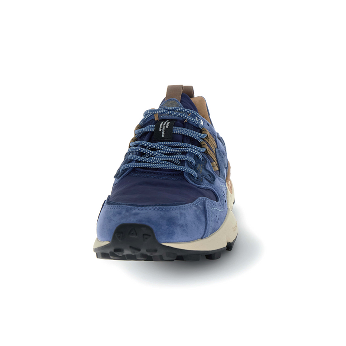 Flower Mountain Yamano 3 Sneaker (Men) - Navy/Blue/Brown Athletic - Casual - Lace Up - The Heel Shoe Fitters