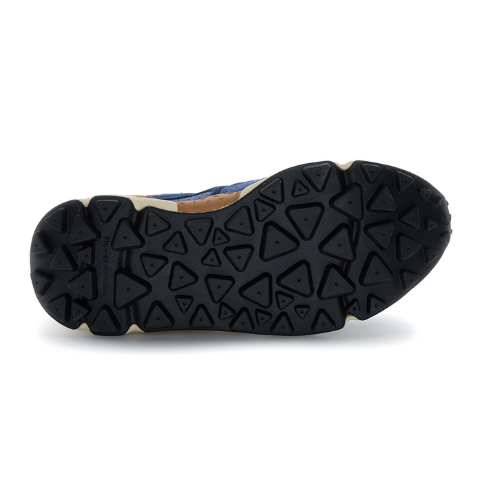 Flower Mountain Yamano 3 Sneaker (Men) - Navy/Blue/Brown Athletic - Casual - Lace Up - The Heel Shoe Fitters