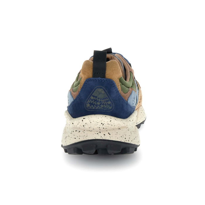 Flower Mountain Yamano 3 Sneaker (Men) - Navy/Light Brown/Grey Athletic - Casual - Lace Up - The Heel Shoe Fitters