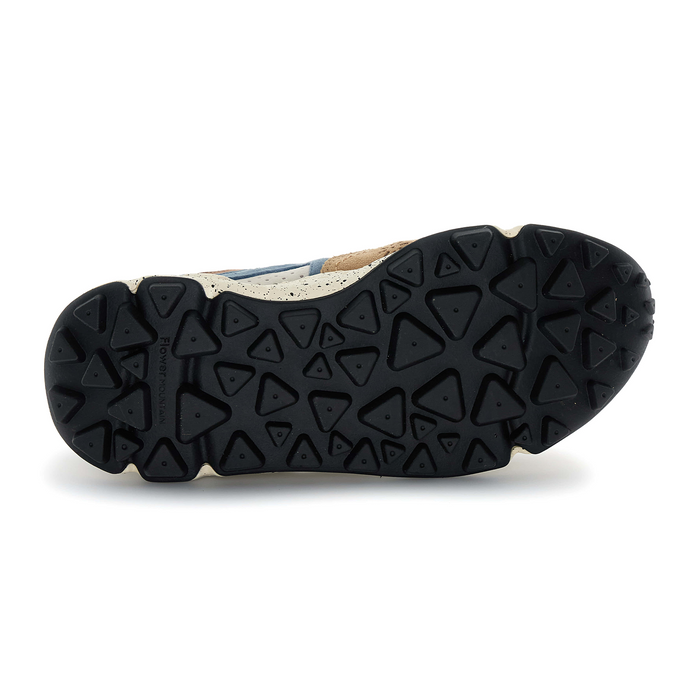 Flower Mountain Yamano 3 Sneaker (Men) - Navy/Light Brown/Grey Athletic - Casual - Lace Up - The Heel Shoe Fitters