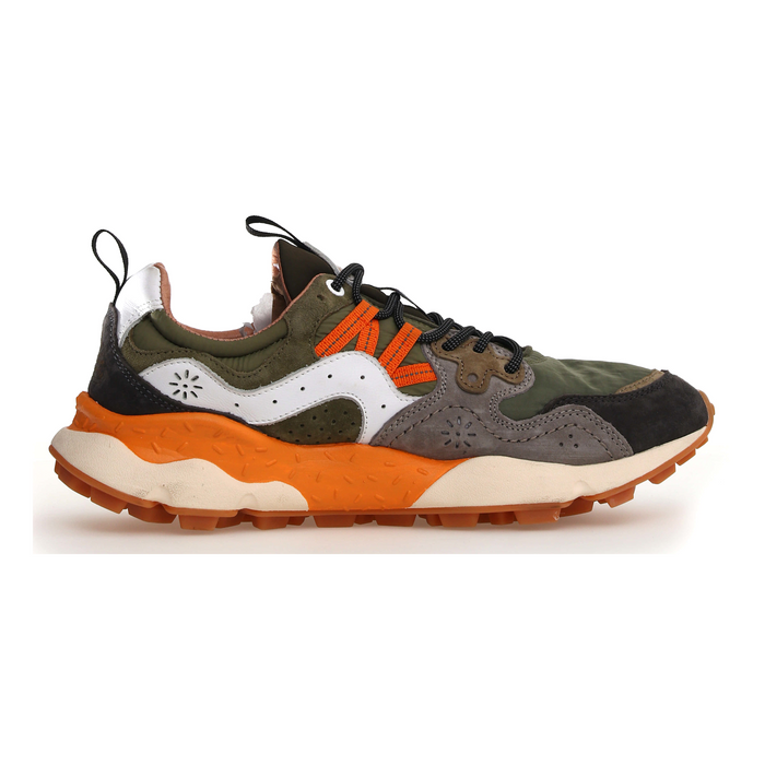 Flower Mountain Yamano 3 Sneaker (Unisex) - Anthracite/Kaky Athletic - Casual - Lace Up - The Heel Shoe Fitters