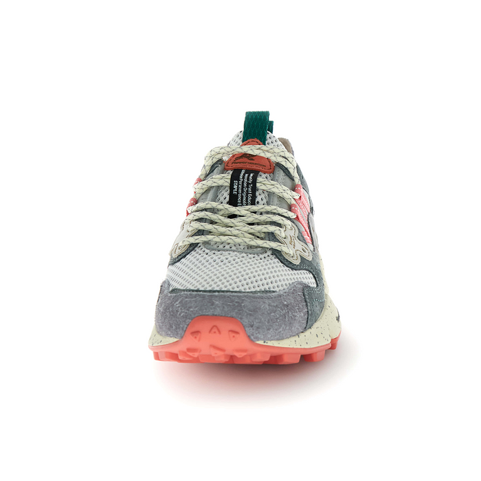 Flower Mountain Yamano 3 Sneaker (Unisex) - Grey/Anthracite/Rose Athletic - Casual - Lace Up - The Heel Shoe Fitters