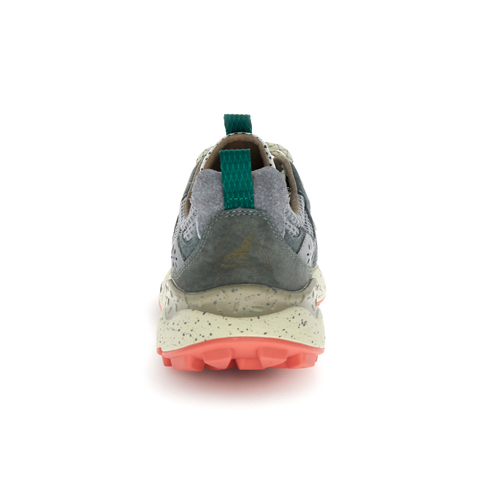 Flower Mountain Yamano 3 Sneaker (Unisex) - Grey/Anthracite/Rose Athletic - Casual - Lace Up - The Heel Shoe Fitters