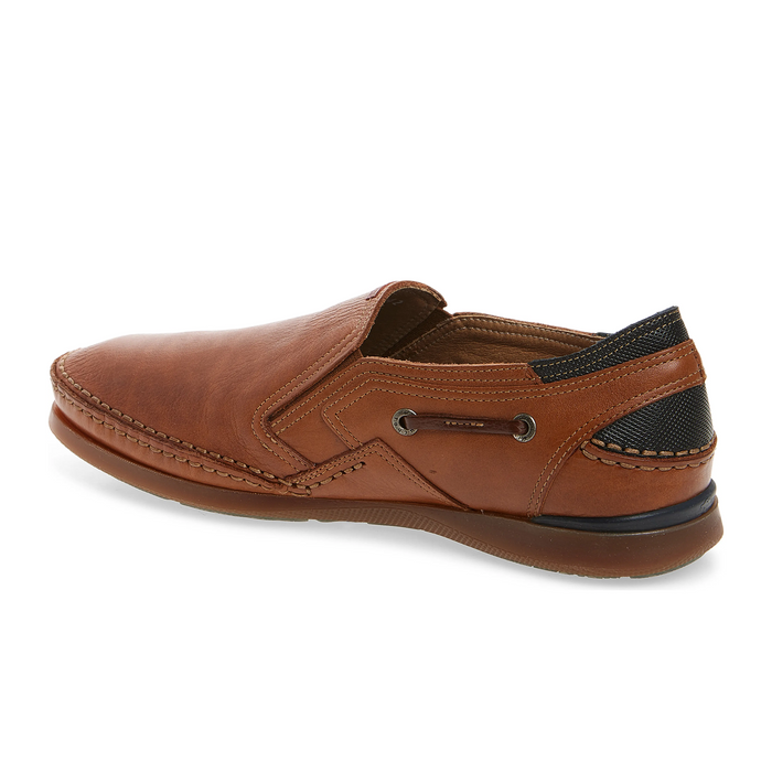 Fluchos Mariner 9883 Slip On (Men) - Cognac Dress-Casual - Slip On - The Heel Shoe Fitters
