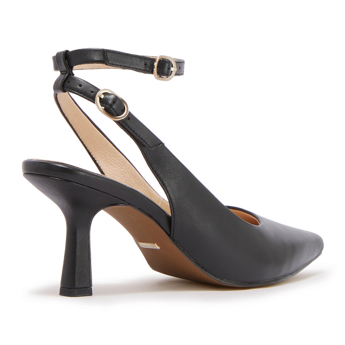 FRANKIE4 Gigi Slingback Heel (Women) - Black Dress-Casual - Heels - The Heel Shoe Fitters