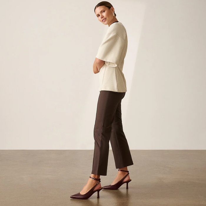 FRANKIE4 Gigi Slingback Heel (Women) - Chestnut Dress-Casual - Heels - The Heel Shoe Fitters