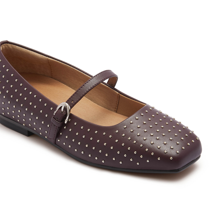 FRANKIE4 Hepburn Mary Jane (Women) - Cherry Stud Dress-Casual - Flat - The Heel Shoe Fitters