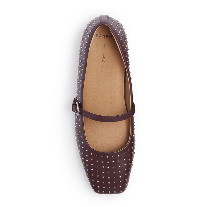 FRANKIE4 Hepburn Mary Jane (Women) - Cherry Stud Dress-Casual - Flat - The Heel Shoe Fitters