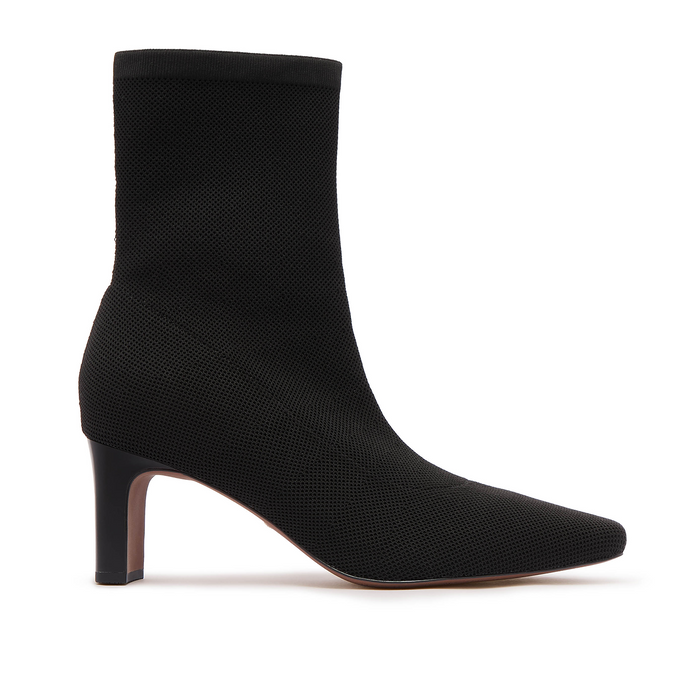 FRANKIE4 Melrose Heeled Mid Boot (Women) - Black Boots - Casual - Mid - The Heel Shoe Fitters