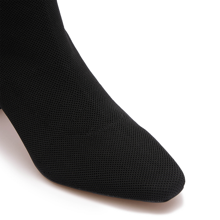 FRANKIE4 Melrose Heeled Mid Boot (Women) - Black Boots - Casual - Mid - The Heel Shoe Fitters