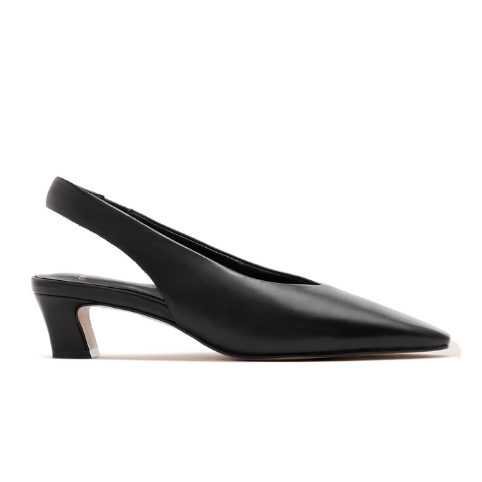 FRANKIE4 Noa Slingback Heel (Women) - Black Dress-Casual - Heels - The Heel Shoe Fitters