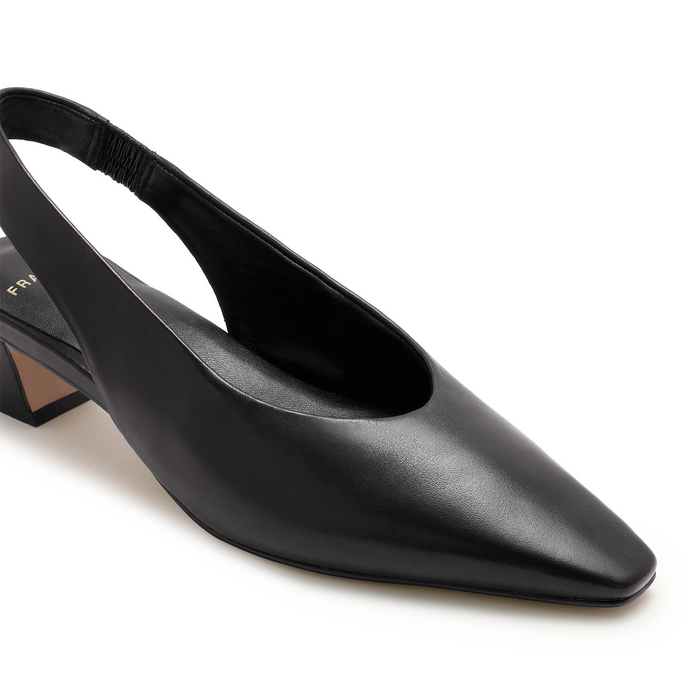 FRANKIE4 Noa Slingback Heel (Women) - Black Dress-Casual - Heels - The Heel Shoe Fitters