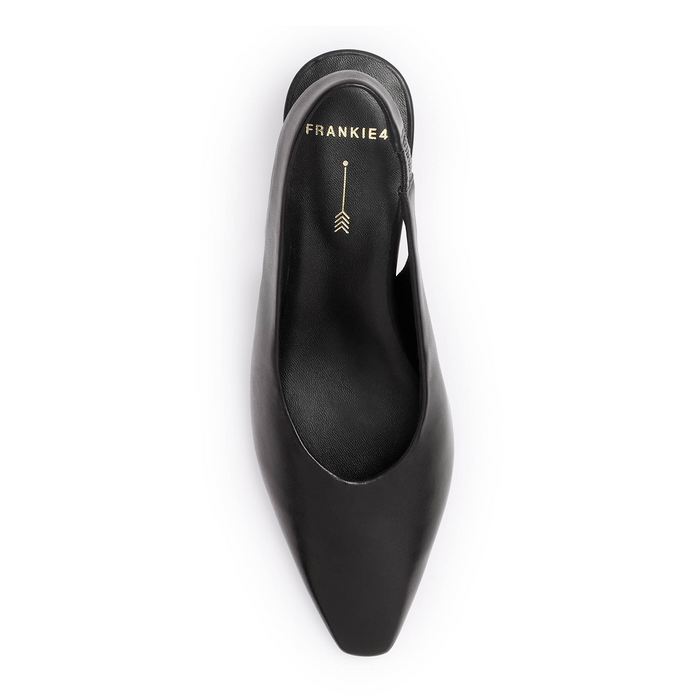FRANKIE4 Noa Slingback Heel (Women) - Black Dress-Casual - Heels - The Heel Shoe Fitters