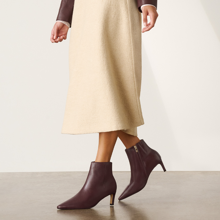 FRANKIE4 Suki Heeled Boot (Women) - Cherry Boots - Casual - Low - The Heel Shoe Fitters
