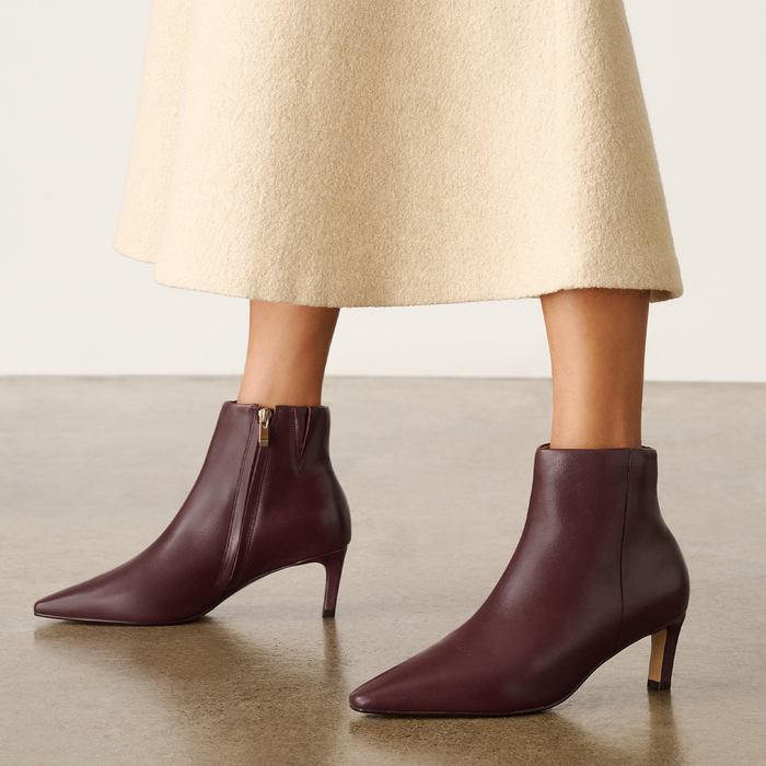 FRANKIE4 Suki Heeled Boot (Women) - Cherry Boots - Casual - Low - The Heel Shoe Fitters