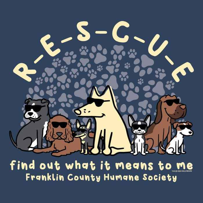 Franklin County Humane Society - Ladies T-Shirt V-Neck