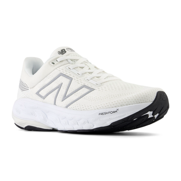 New Balance Fresh Foam X 860 v14 Running Shoe (Women) - White/Sea Salt/Black Athletic - Running - Stability - The Heel Shoe Fitters