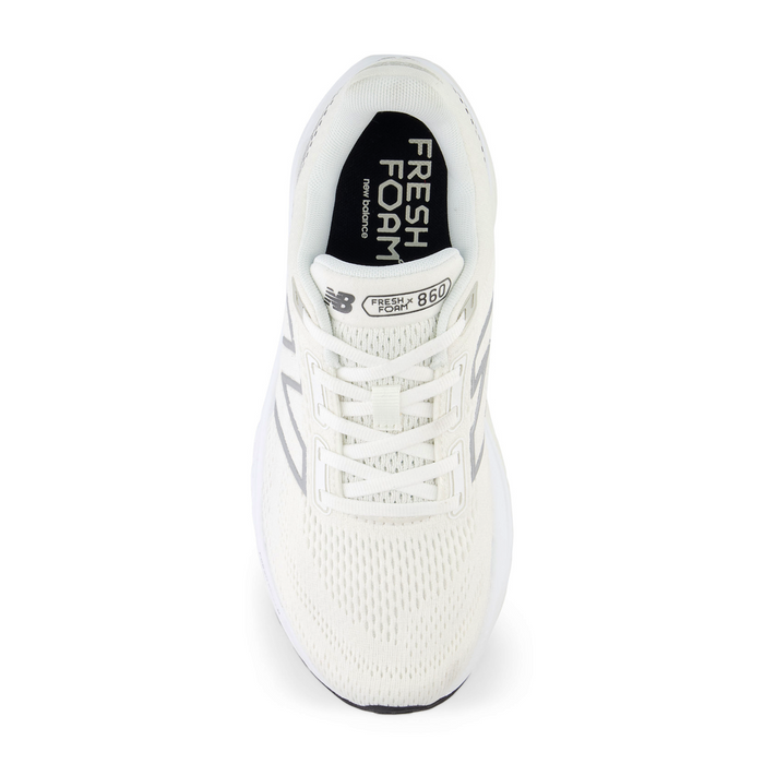 New Balance Fresh Foam X 860 v14 Running Shoe (Women) - White/Sea Salt/Black Athletic - Running - Stability - The Heel Shoe Fitters