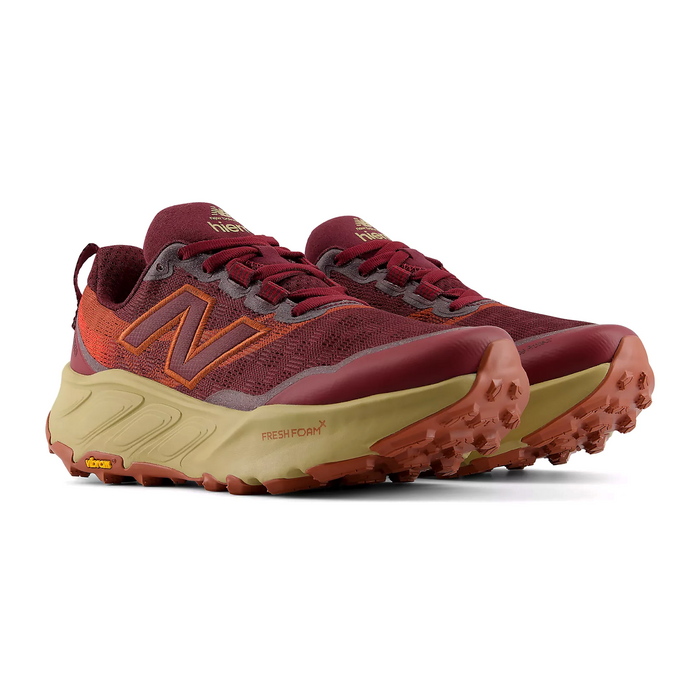 New Balance Fresh Foam X Hierro v9 (Women) - Mulled Wine/Neo Flame Athletic - Running - Trail - The Heel Shoe Fitters