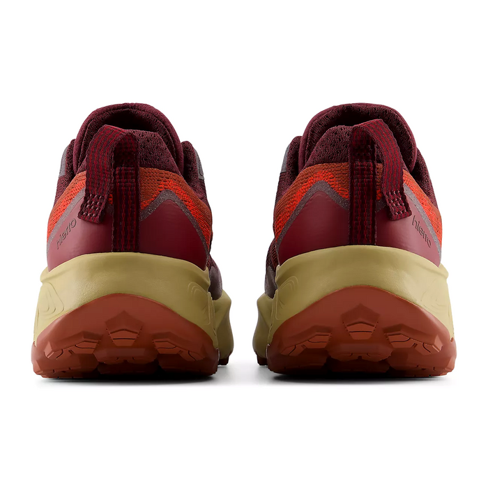 New Balance Fresh Foam X Hierro v9 (Women) - Mulled Wine/Neo Flame Athletic - Running - Trail - The Heel Shoe Fitters