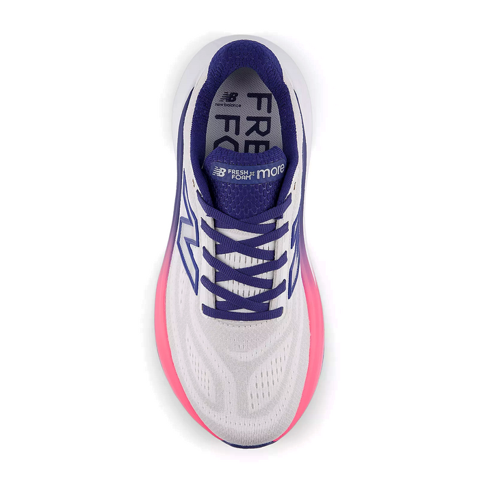New Balance Fresh Foam X More v6 Running Shoe (Women) - Reflection/Blue Oyster/Pink Heat Athletic - Running - Cushion - The Heel Shoe Fitters