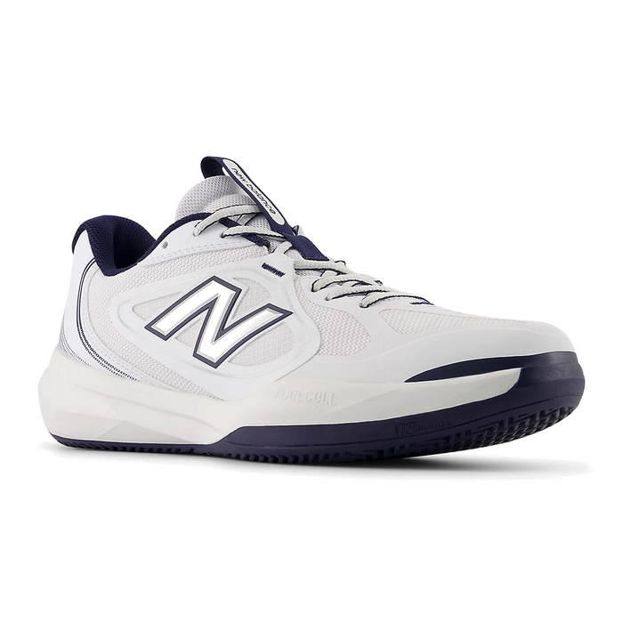 New Balance FuelCell 796 v5 Court Shoe (Men) - NB 103 White/Team Navy Athletic - Sport - The Heel Shoe Fitters