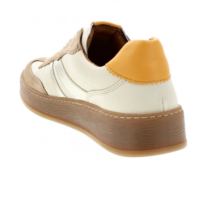 Gabor 475 Sneaker (Women) - Panna/Sand/Apricot Athletic - Casual - Lace Up - The Heel Shoe Fitters