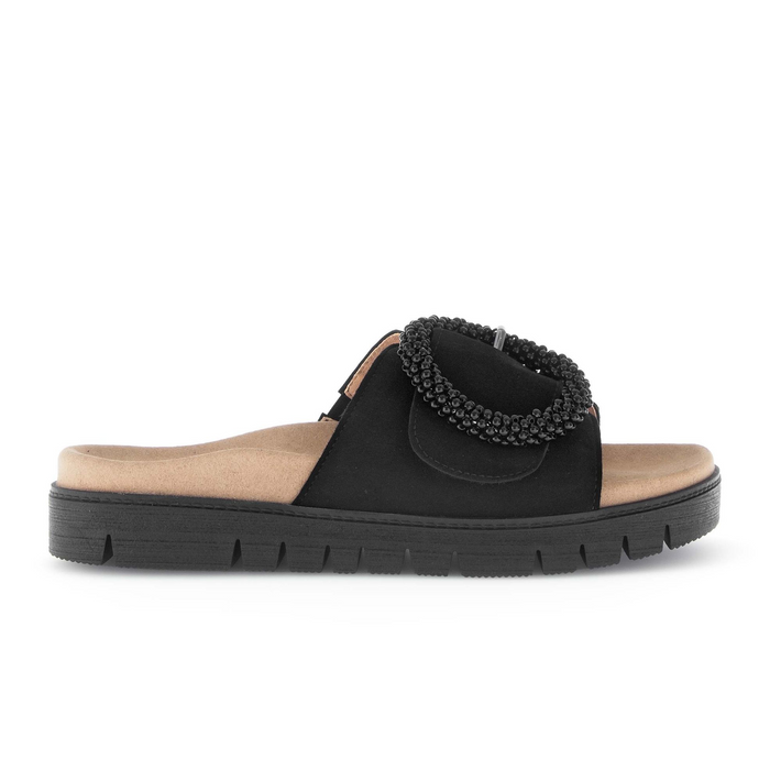Gabor 745 Beaded Ring Slide (Women) Sandal - Slide - The Heel Shoe Fitters